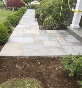 Suffolk, NY- Home Entrance and Walkway