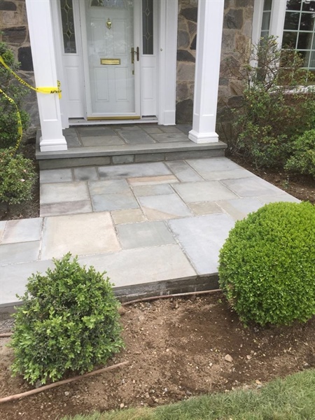 Suffolk, NY- Home Entrance and Walkway